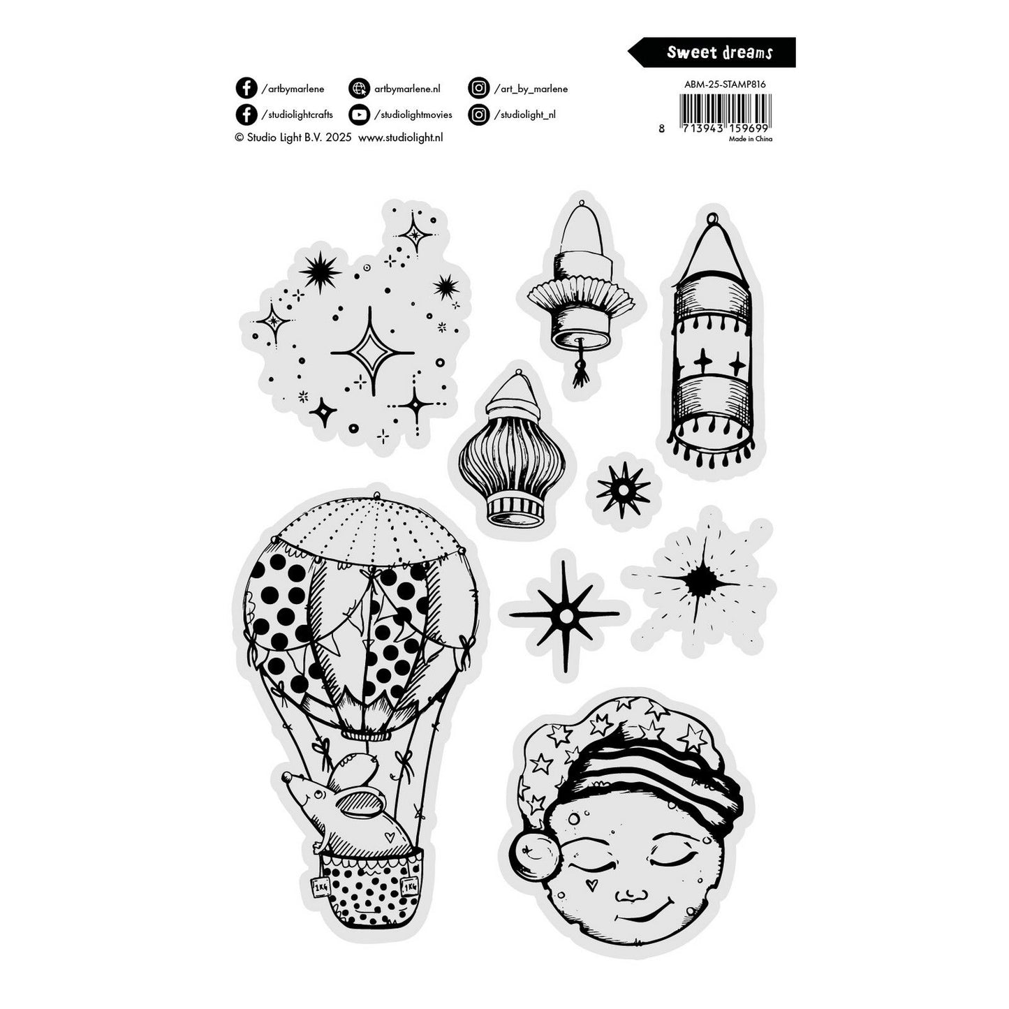 Luce da studio • illustrazione di Marlene, timbro chiaro, sogni d'oro