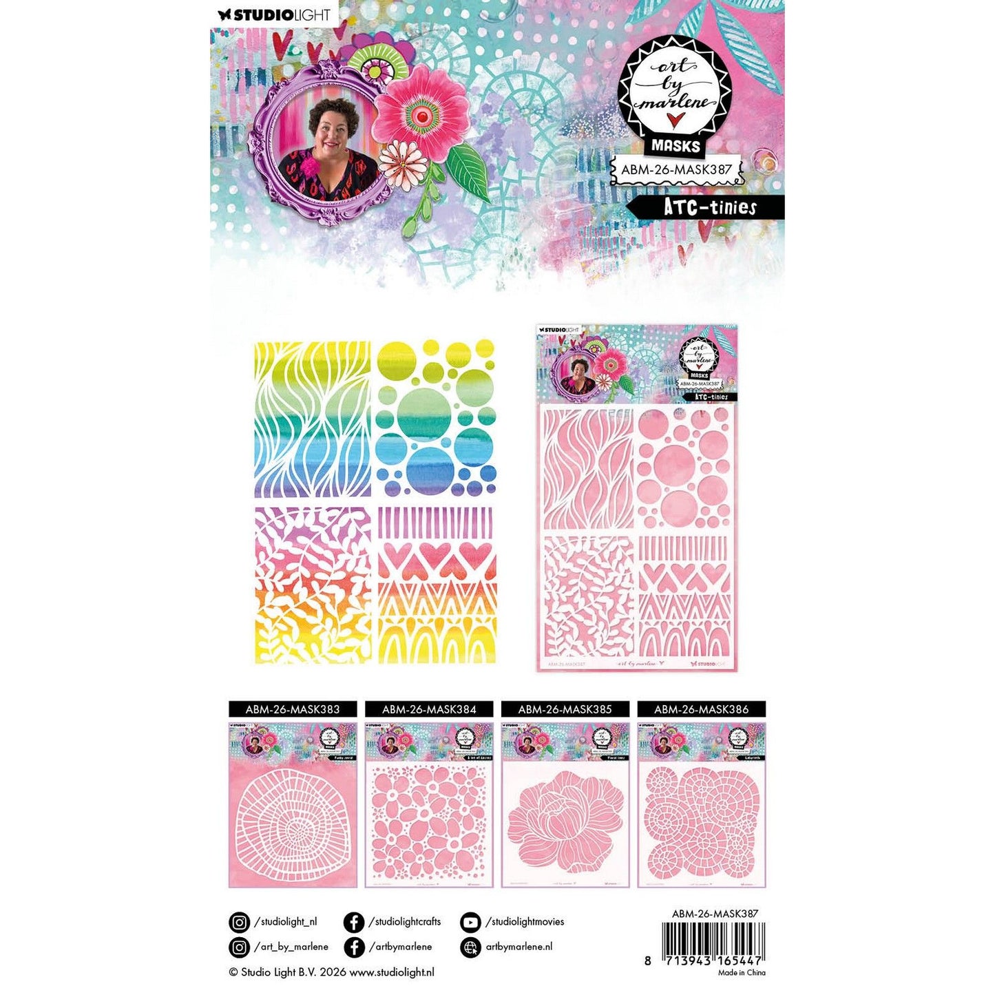 Luce da studio • illustrazioni di Marlene Mask atc-tinies