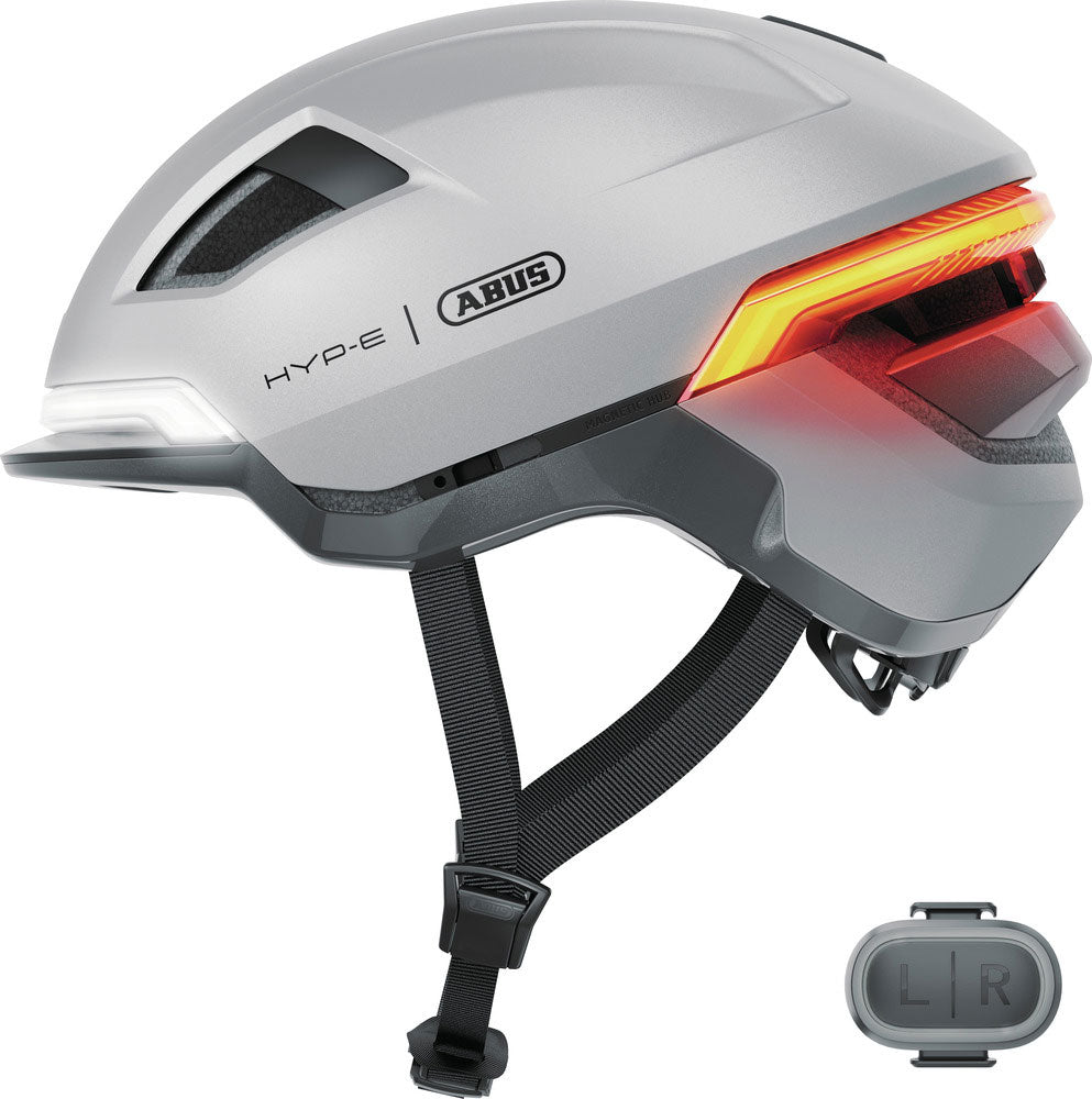 Abus Smart Helm Hyp-E Gleam Silver M 54-58 cm