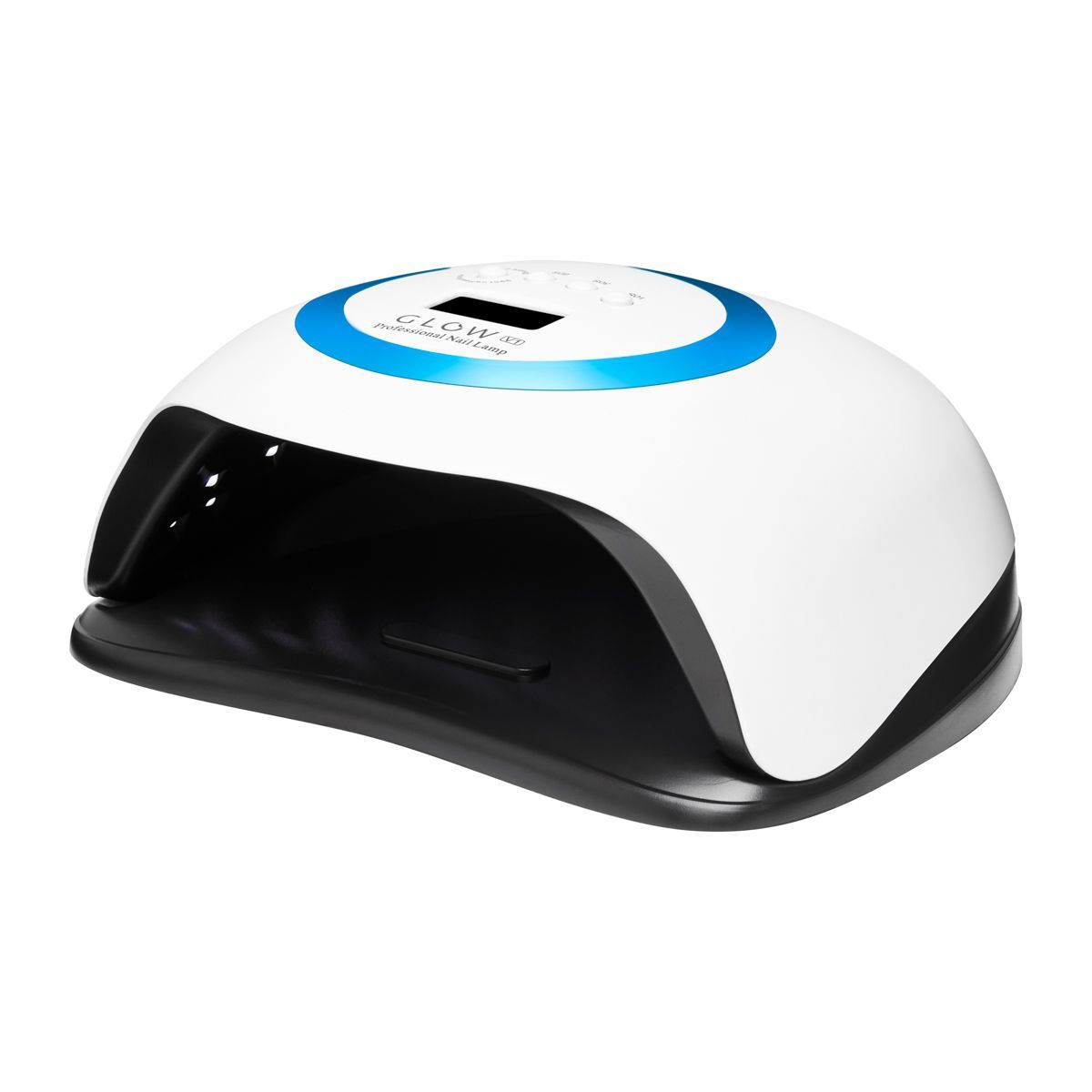 Glow v1 uv led lamp dual 168w wit met metallic blauw