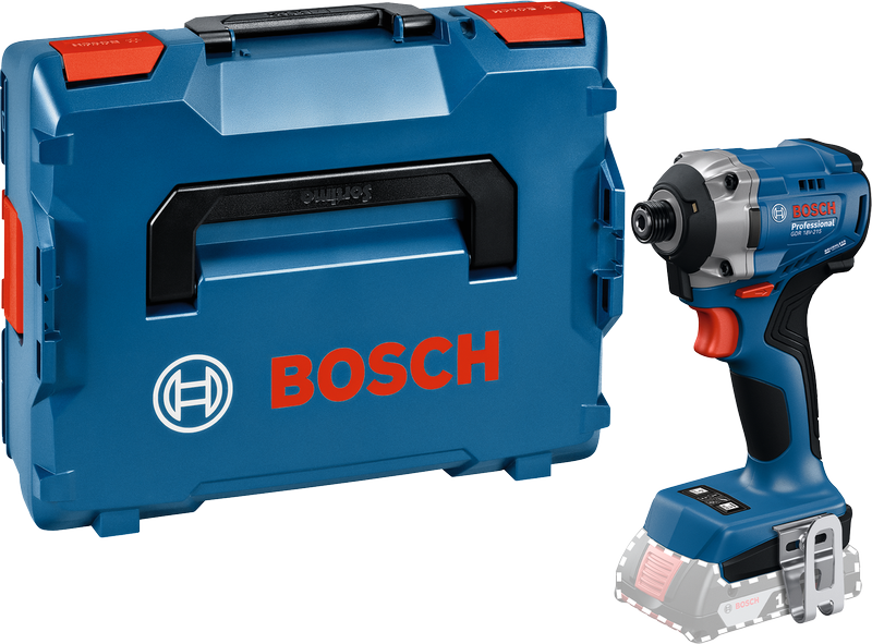 Atornillador de impacto inalámbrico Bosch GDR 18V-215 azul | excluyendo baterías y cargador en l-boxx - 06019n2000