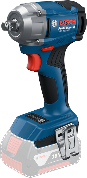 Llave de impacto inalámbrica bosch gds 18v-350 azul | excluyendo baterías y cargador - 06019m5020