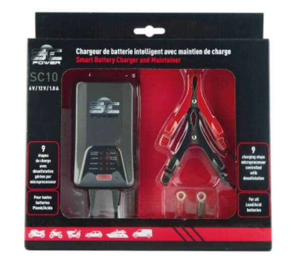 Caricatore della batteria intelligente SC10 6 12 Volt - 5 - 20 AH per