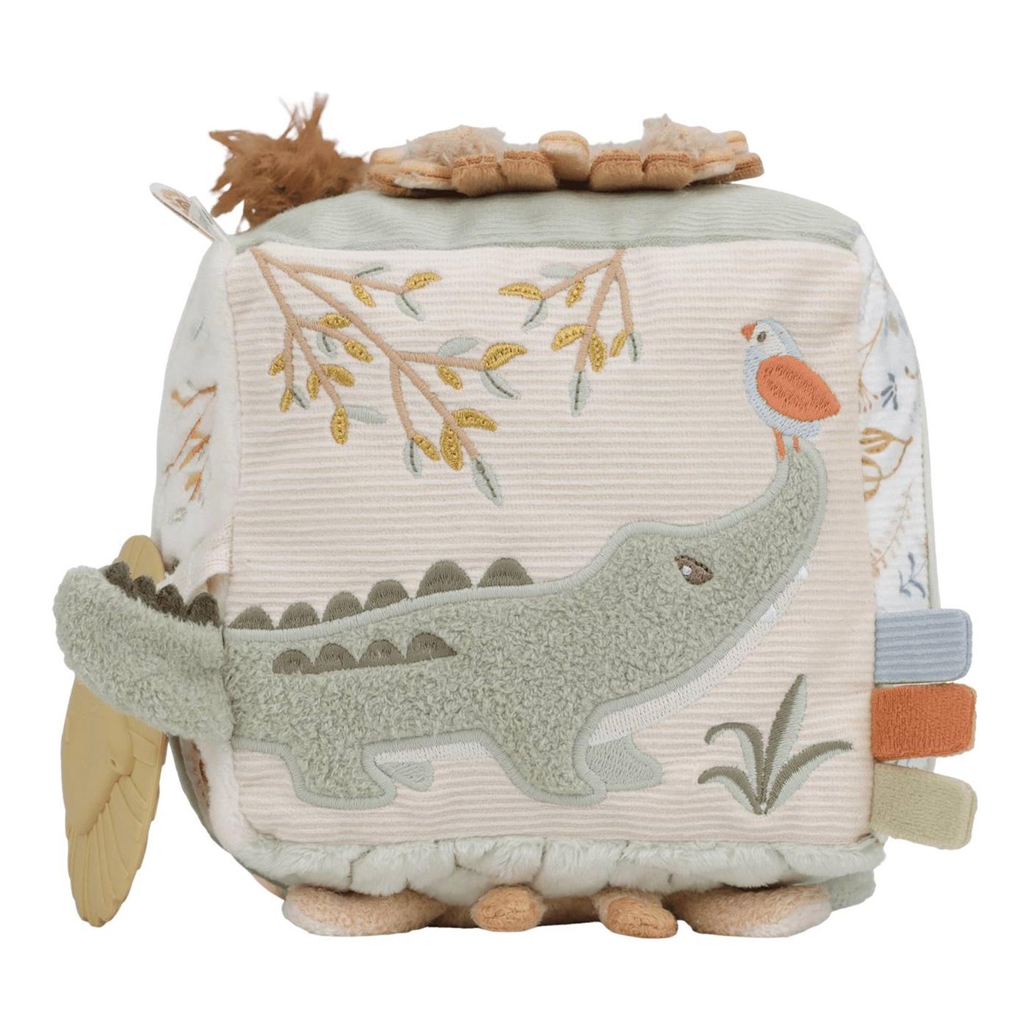 Pequeño cubo de actividades de safari holandés