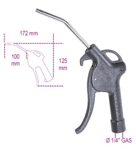 Beta 1949f Progresivo Blaaspistool Max. 10 bares
