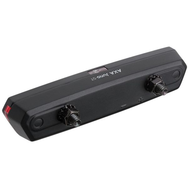 Fanale posteriore Axa LED Juno abbinato al portapacchi posteriore. Giunone 50 mm