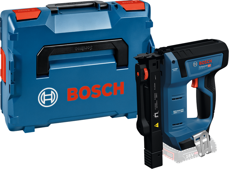 Chiodatrice a batteria Bosch blu gth 18v-14 | assolo in l-boxx | incl. gancio | senza batteria e caricabatteria - 0601482801