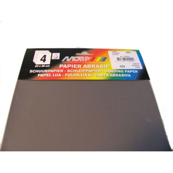 Papel de lija HPX HPX Korrel 600 (4 piezas)