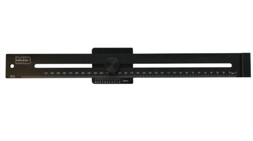 Righello per tracciatore Mib messzeuge 300 mm mib nero