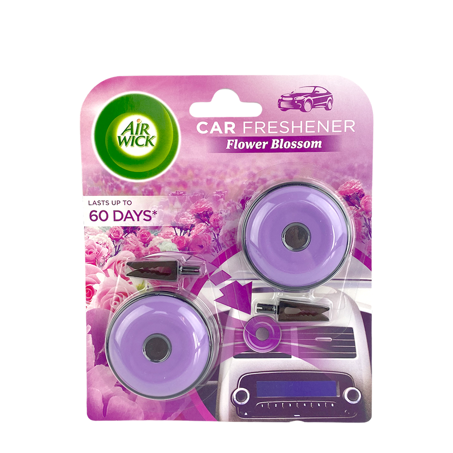 Air wick ambientador de coche flor flor 2x8g