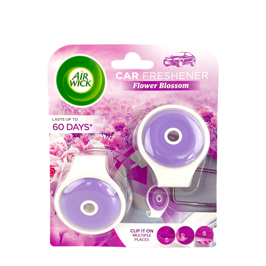 Air wick ambientador de coche flor flor 2x9g