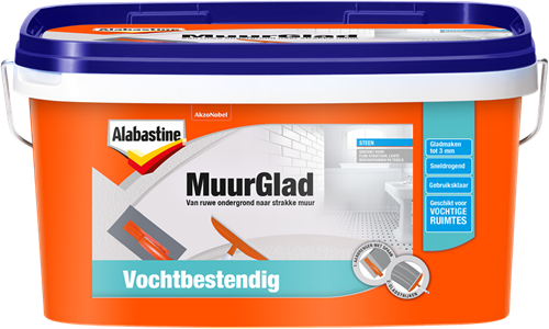 Alabastine muurglad vochtbestendig | 5l - 5361257