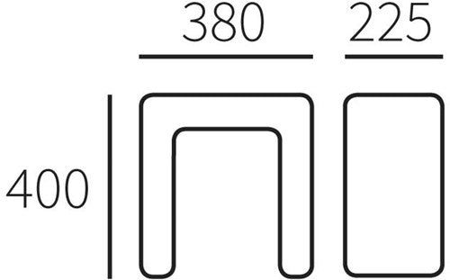 Kit di montaggio Allux colonna 8002 nera - 40800270