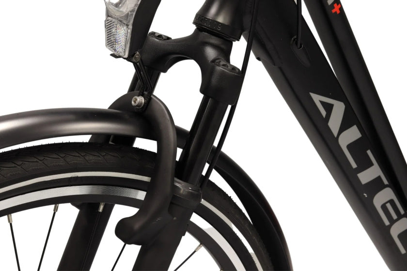 Altec Omega Plus 28 pollici 50 cm Ladies 7V Rollerbrake Matt Zwart