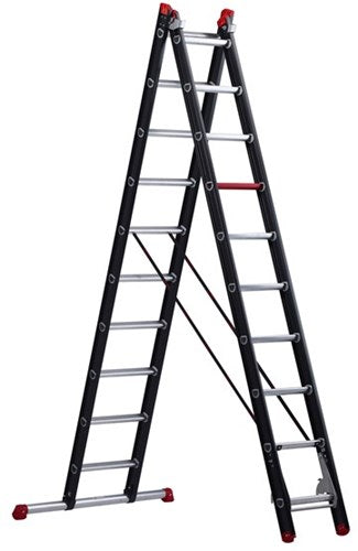 Altrex mounter escalera reformada 2 partes zr 2050 2 x 10 - 122410