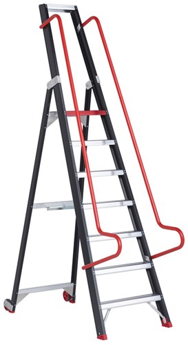 Altrex taurus escalera de almacén simple sin ascensor tme 7 - 193207