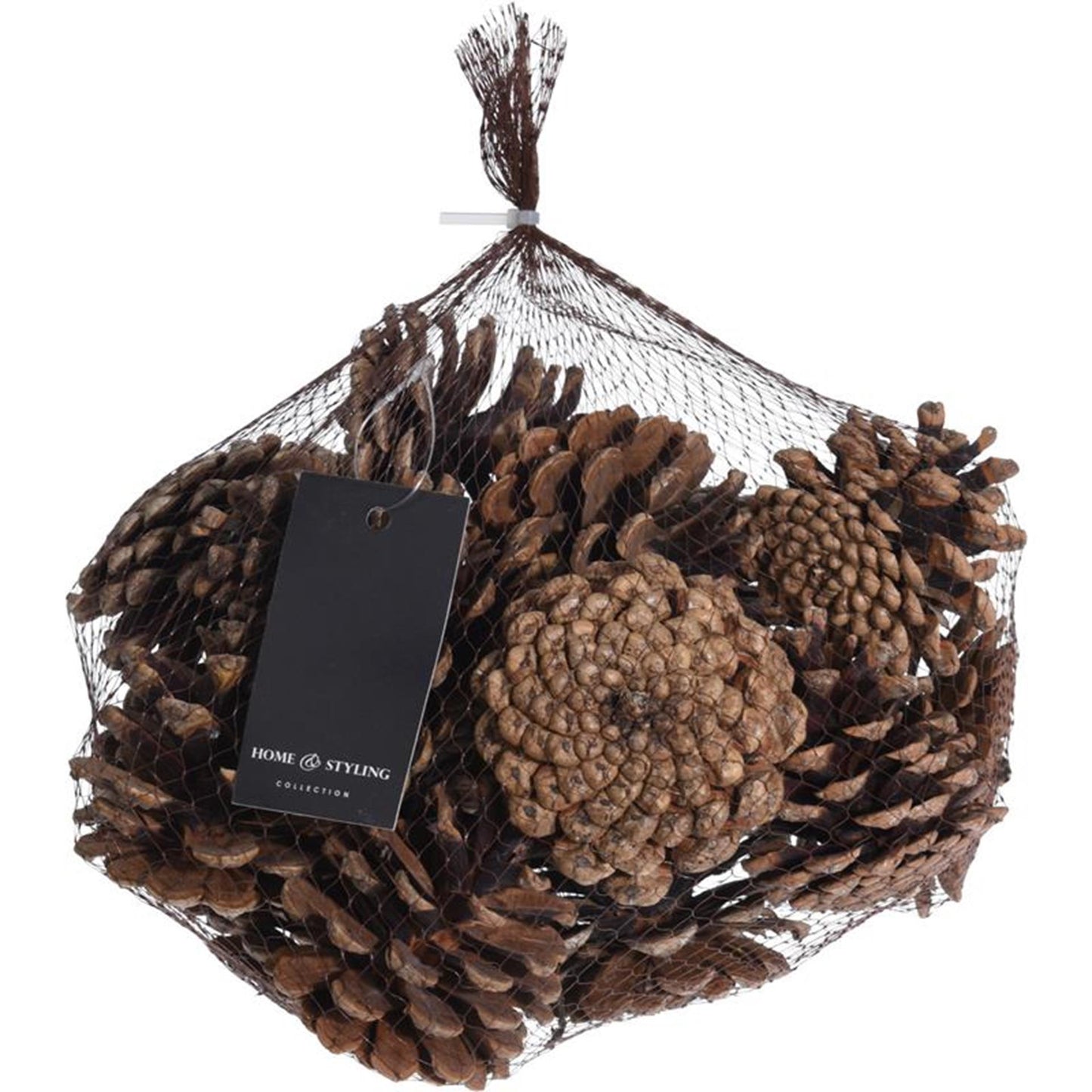 Home styling pine cone set 300 grams natural