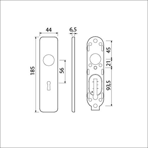 Scudo corto Ami 185 44 sl 56 click f-1 - 210302
