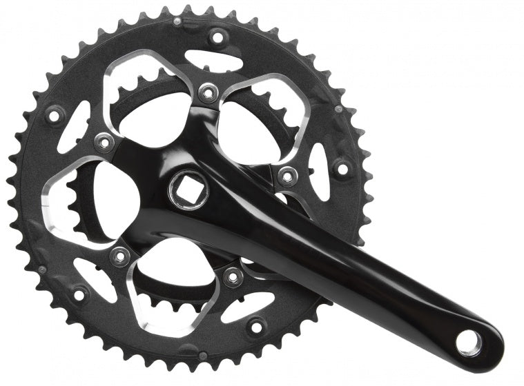 Crank set 10 Velocidad 34-50T 172.5 mm Negro