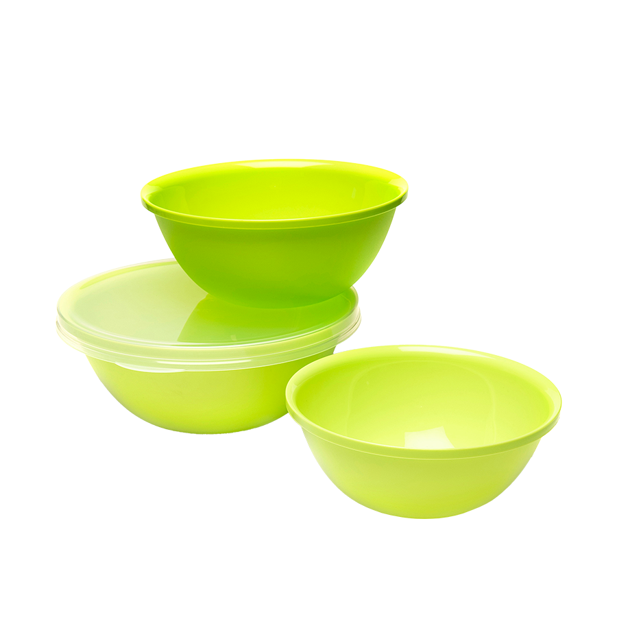 Amuse Basic Set di ciotole da portata verde da 4 pezzi