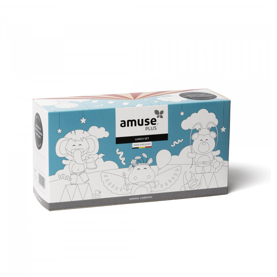 Amuse pranzo set animale carnevale orso polare
