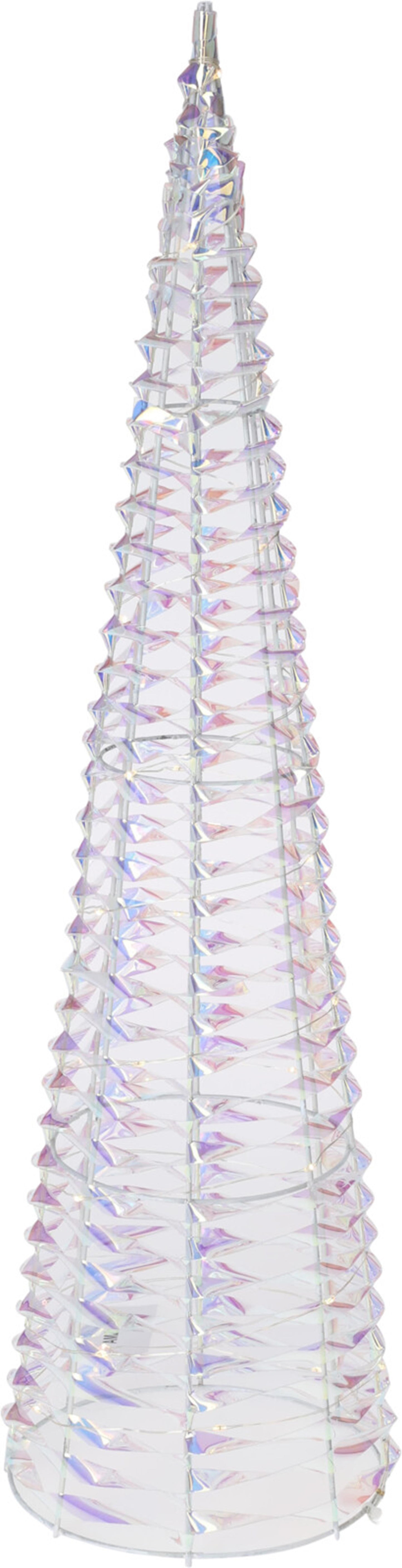 Cono styling domestico micro LED iridescente da 60 cm