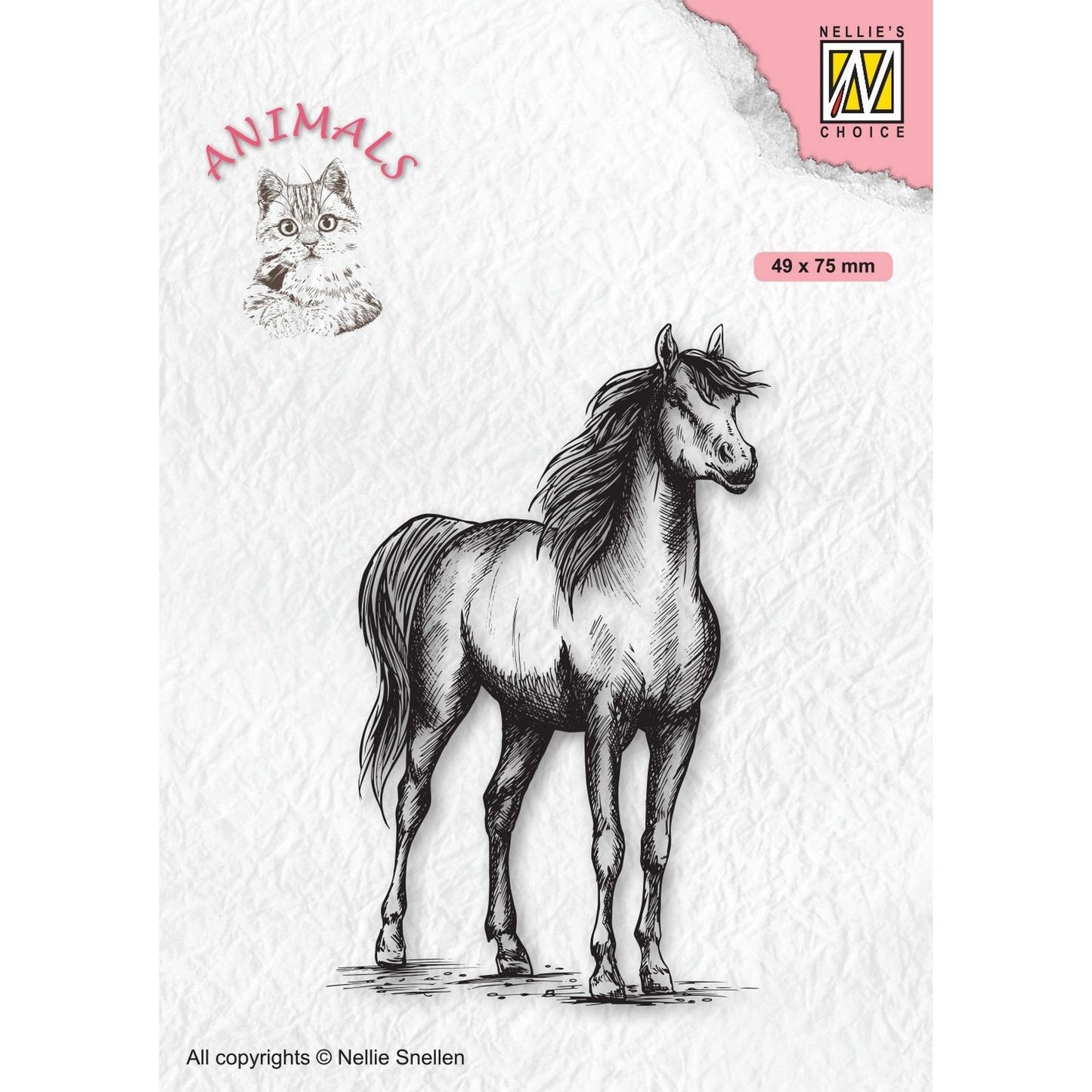 La scelta di Nellie • animali francobolli trasparenti cavallo