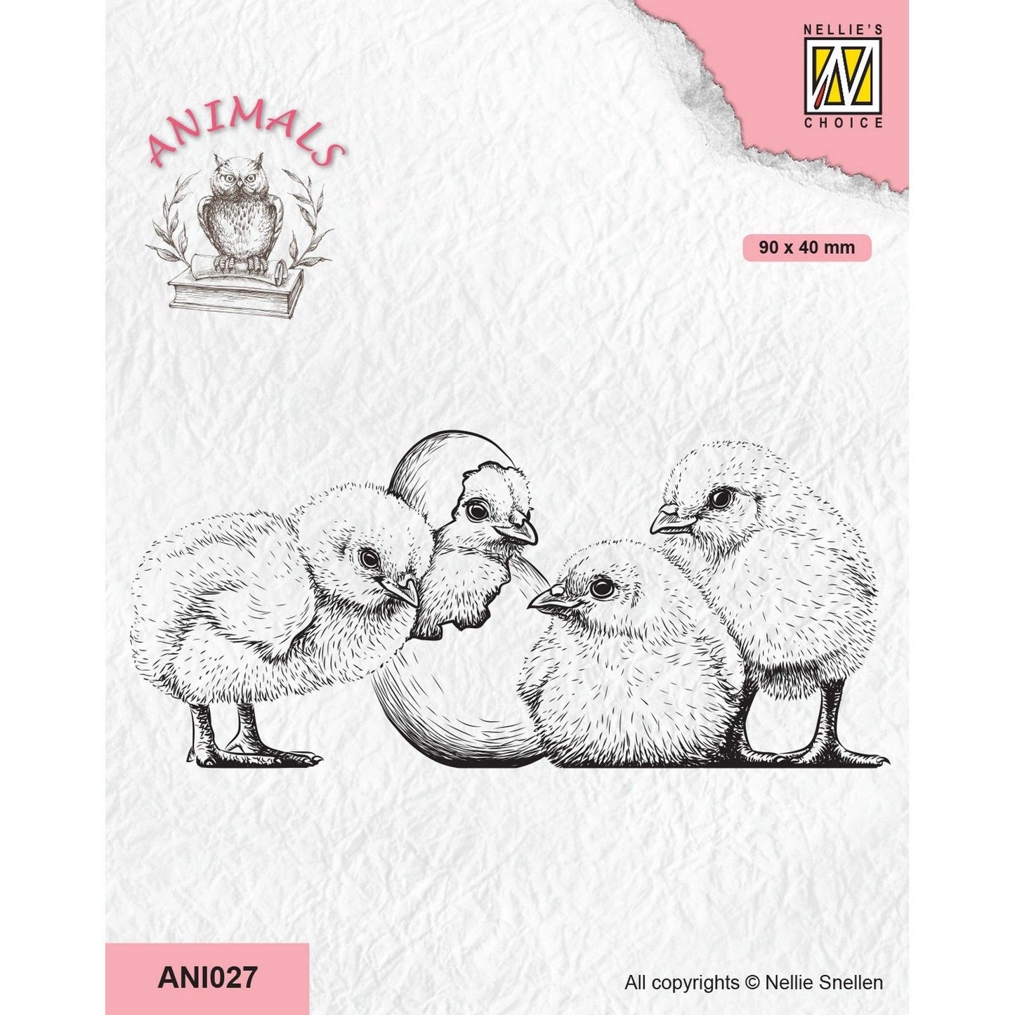 La elección de Nellie • animales sellos transparentes pollo