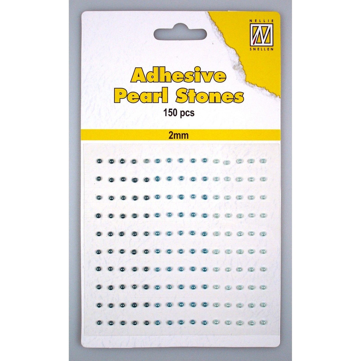 La elección de Nellie • perlas adhesivas 150 piezas hoja 2 mm 3 tonos azul