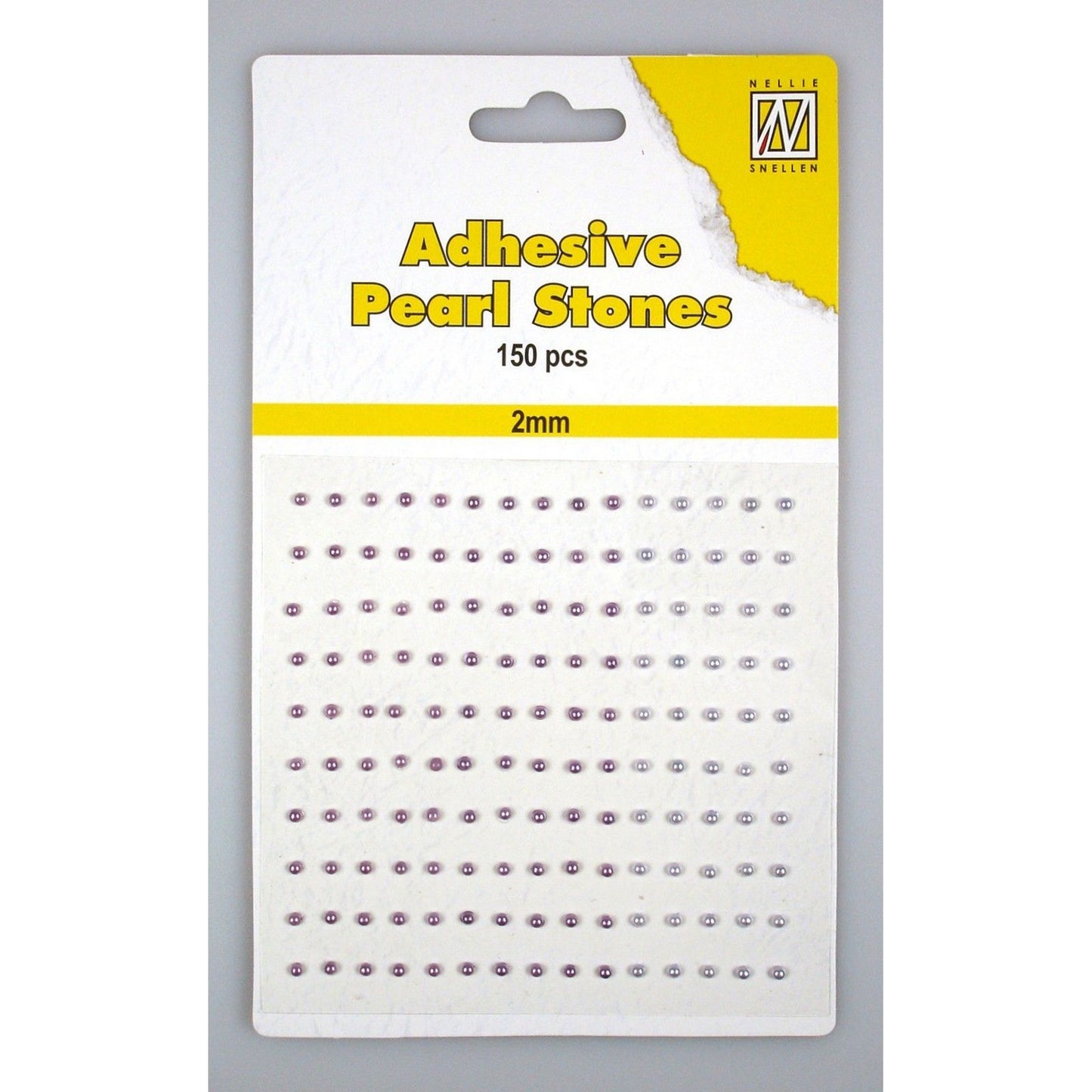 La elección de Nellie • perlas adhesivas 150 piezas hoja 2 mm 3 tonos violeta