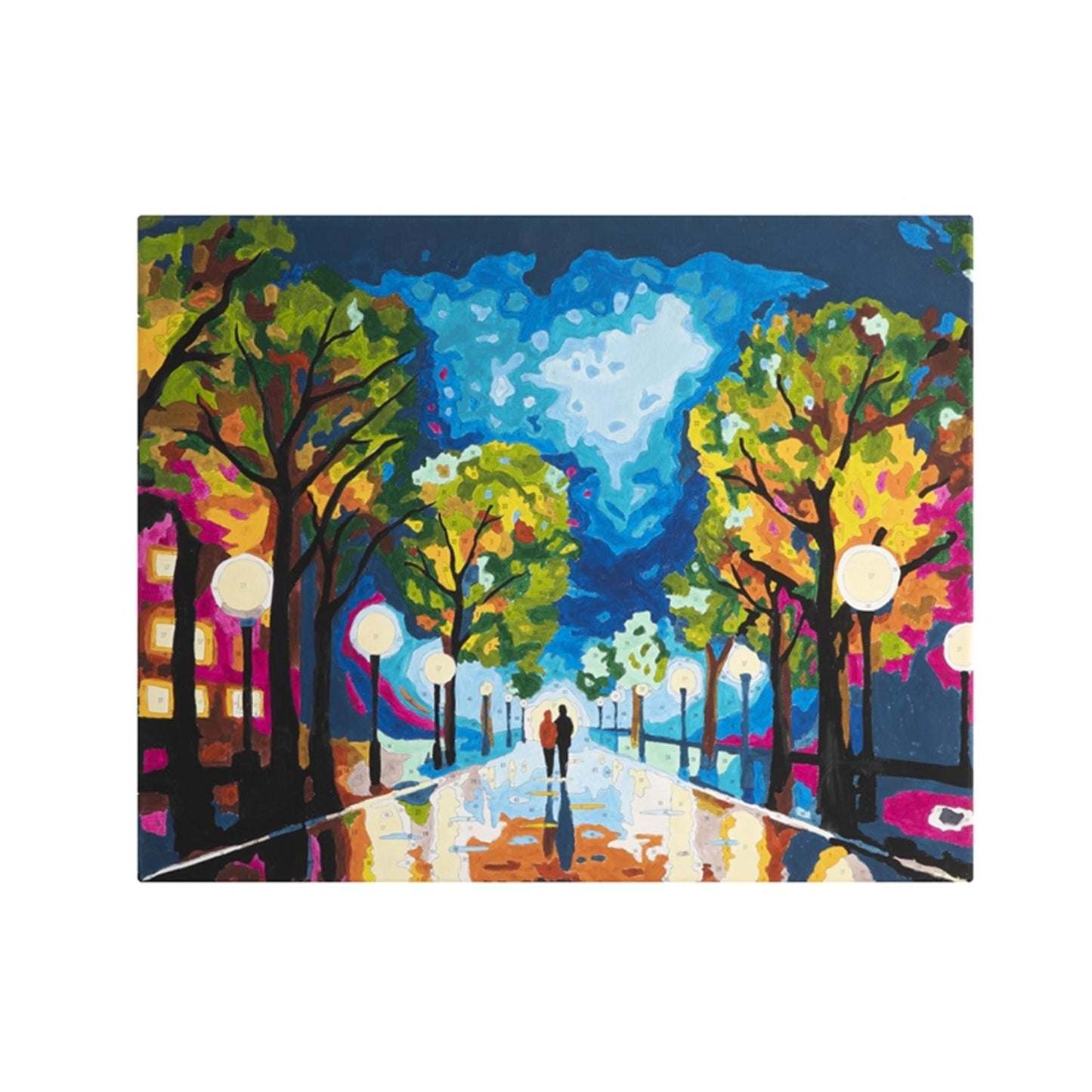 Pintura Grafix por número paseo nocturno