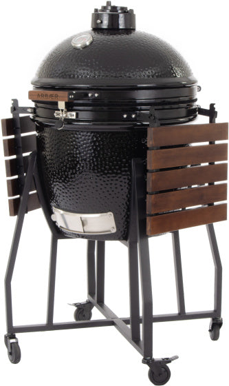 Arbaer Kamado Large Ø 21 inch met Frame Keramisch Zwart