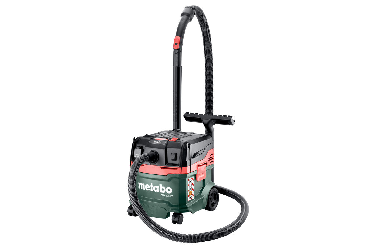Aspirador de construcción Metabo asa 20 l pc | 20 litros | 1200 vatios - 602085000