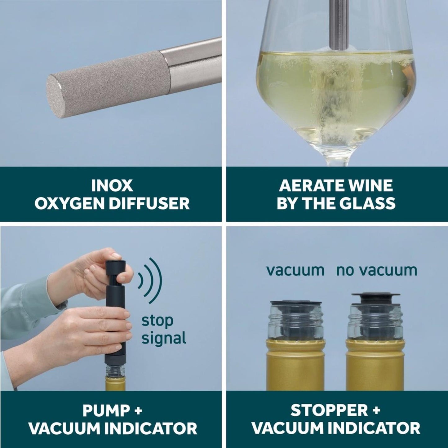 Pack amantes del vino Airtender