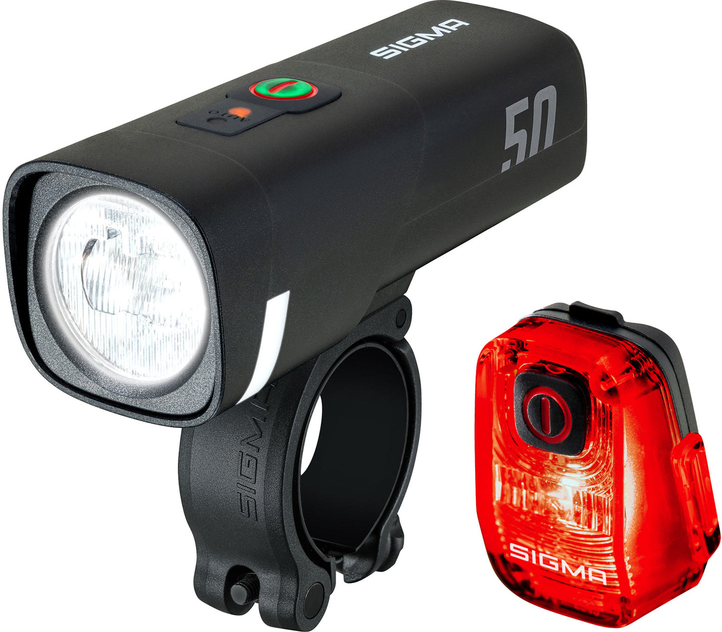 Sigma Sport Sigma Battery Light Set Aura 50 + Hiro 10