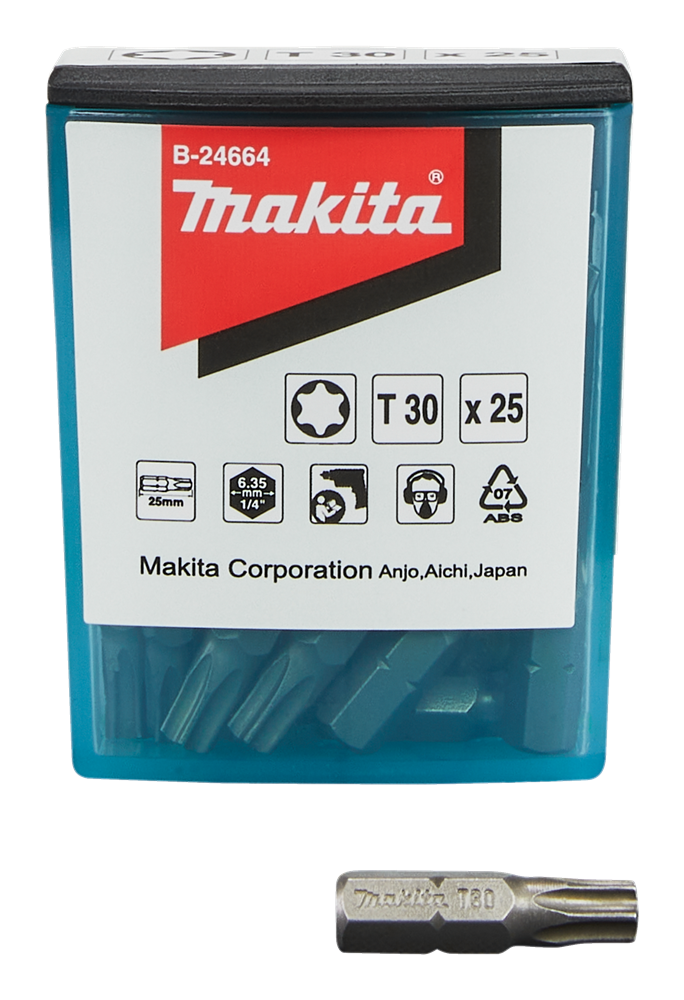 Accessori Makita punta a vite t30x25mm - b-24664 - b-24664