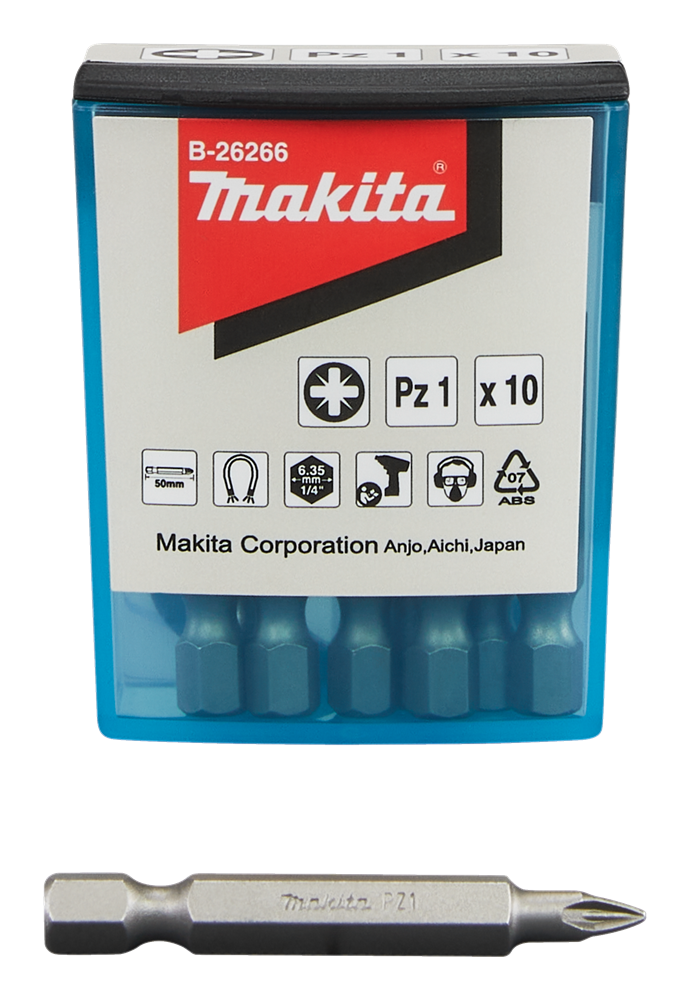 Accessori Makita punta a vite pz1x50mm - b-26266 b-26266