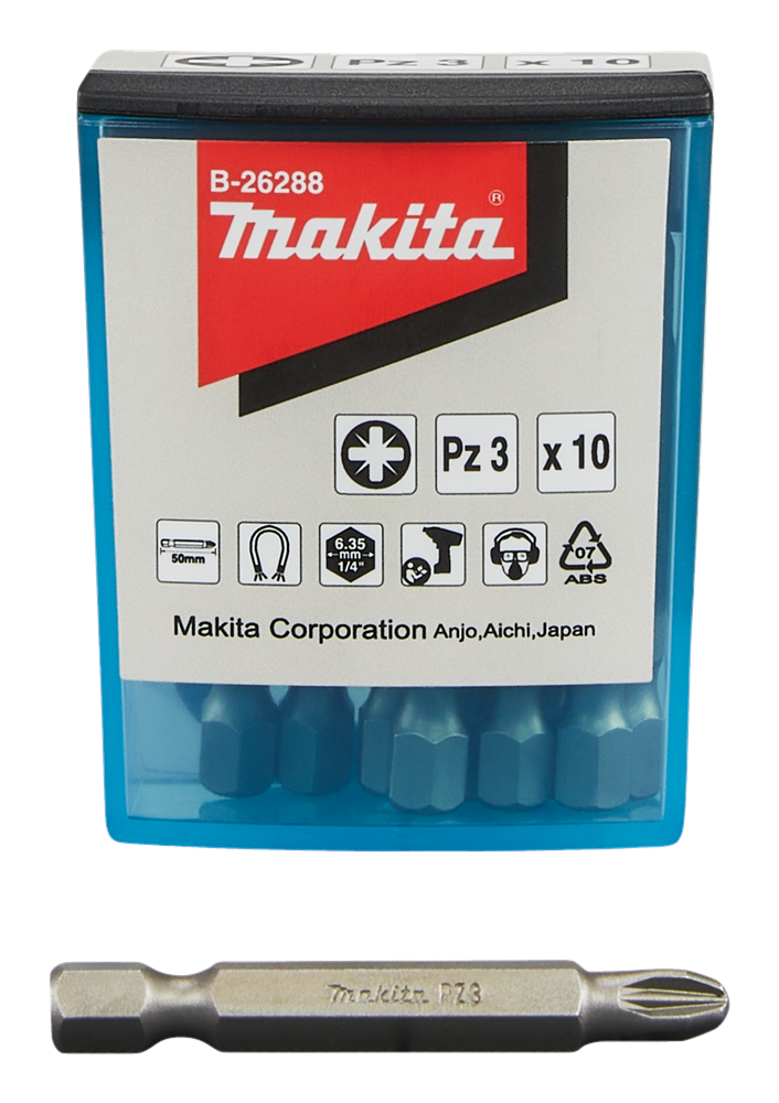 Accessori Makita punta a vite pz3x50mm - b-26288 b-26288