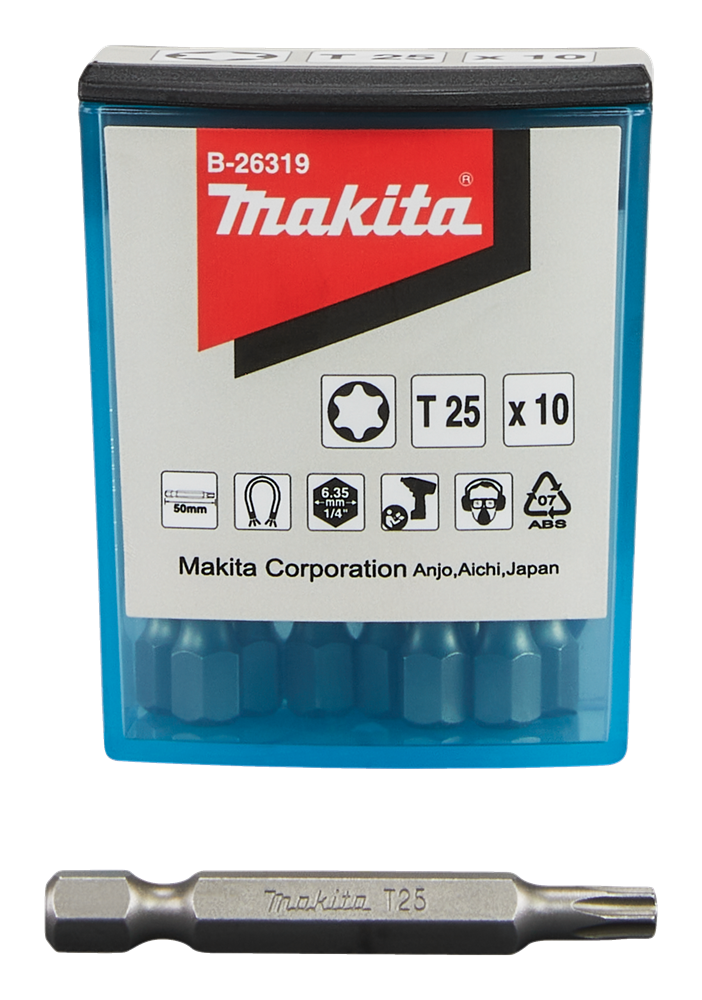 Accessori Makita punta a vite t25x50mm - b-26319 - b-26319