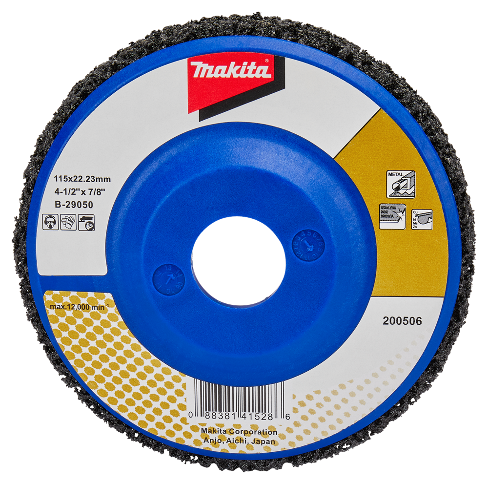 Disco pulizia accessori Makita 115mm nero - b-29050 b-29050