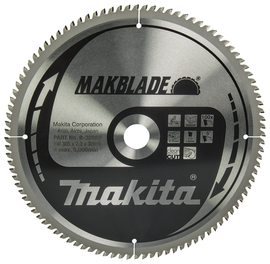 Accessori Makita lama sega circolare legno 305x30x2,3 100t 5g - b-09123