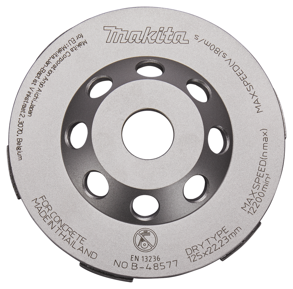 Accessori Makita mola a tazza diamantata 125mm veloce - b-48577 - b-48577