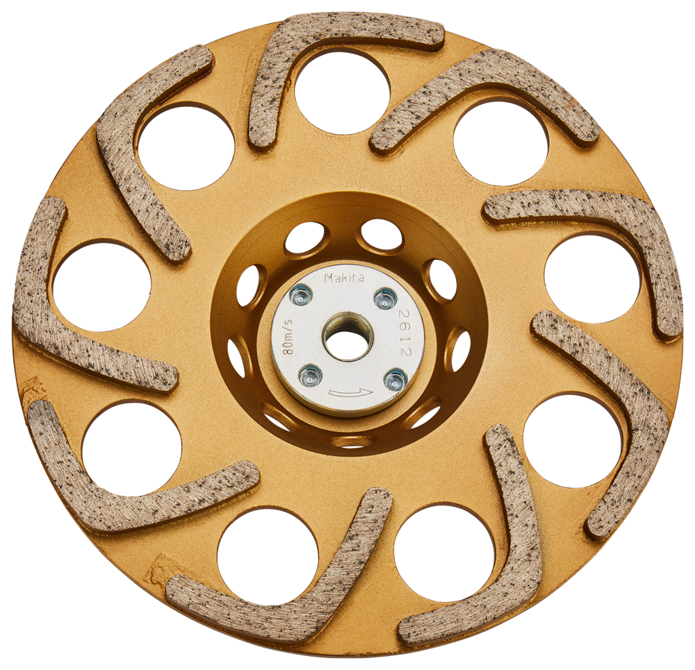 Accesorios Makita rueda de copa de diamante 180 mm mediana - b-48614 b-48614