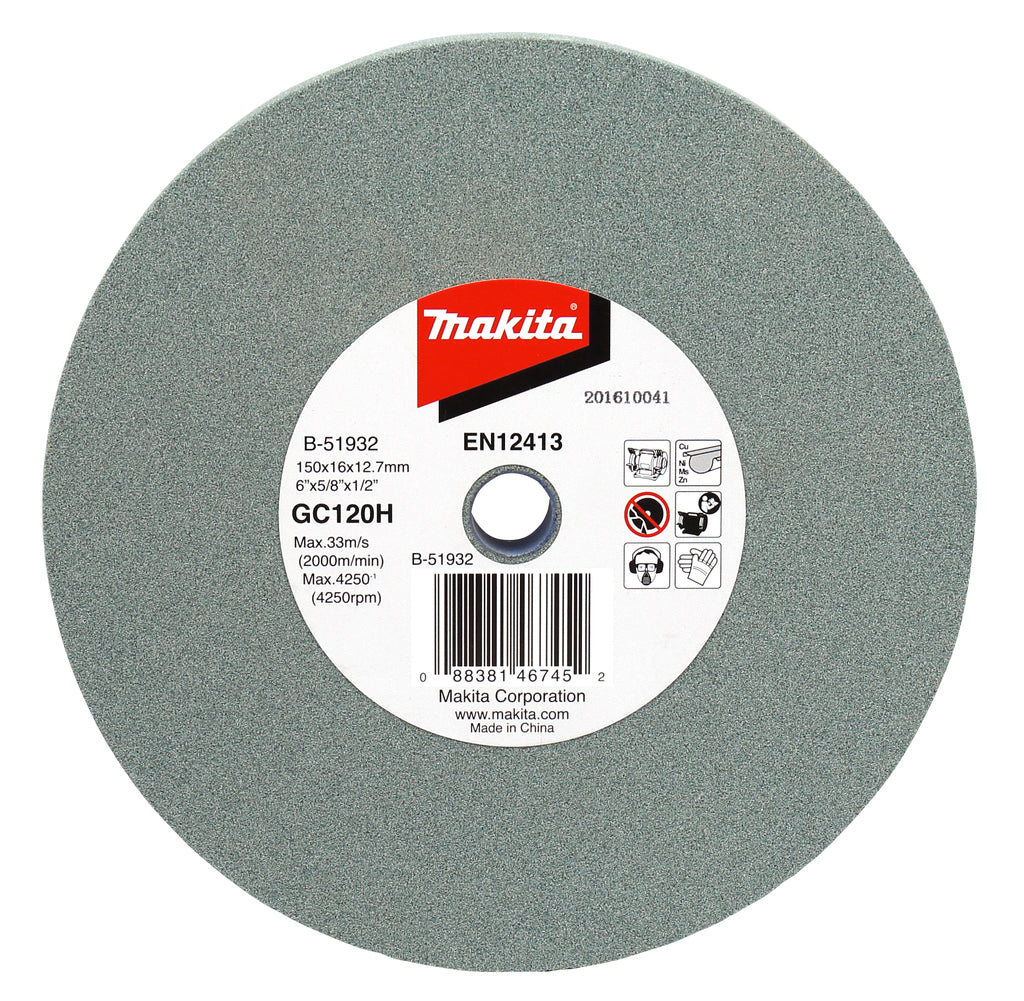 Accesorios makita afilador st. 150x16x12.7mm gc120 - b-51932