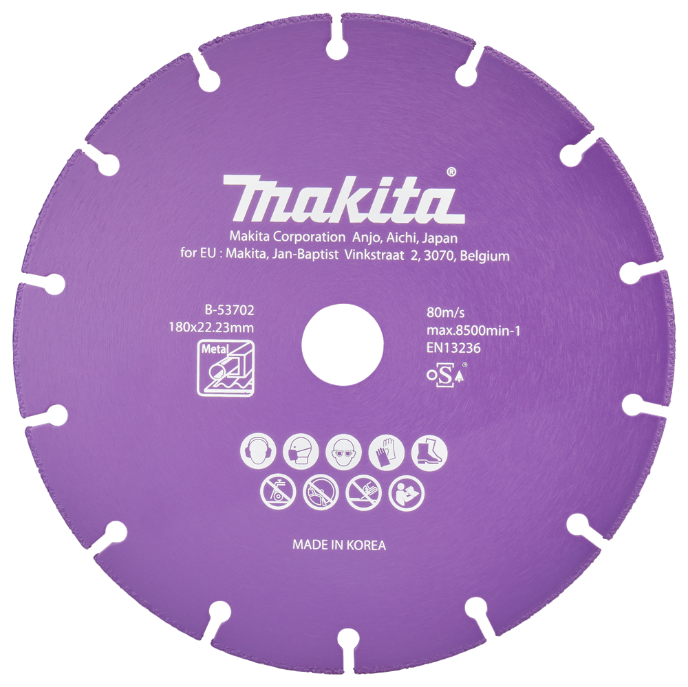 Disco da taglio accessori Makita 180x22,23x1,3mm - b-53702 b-53702