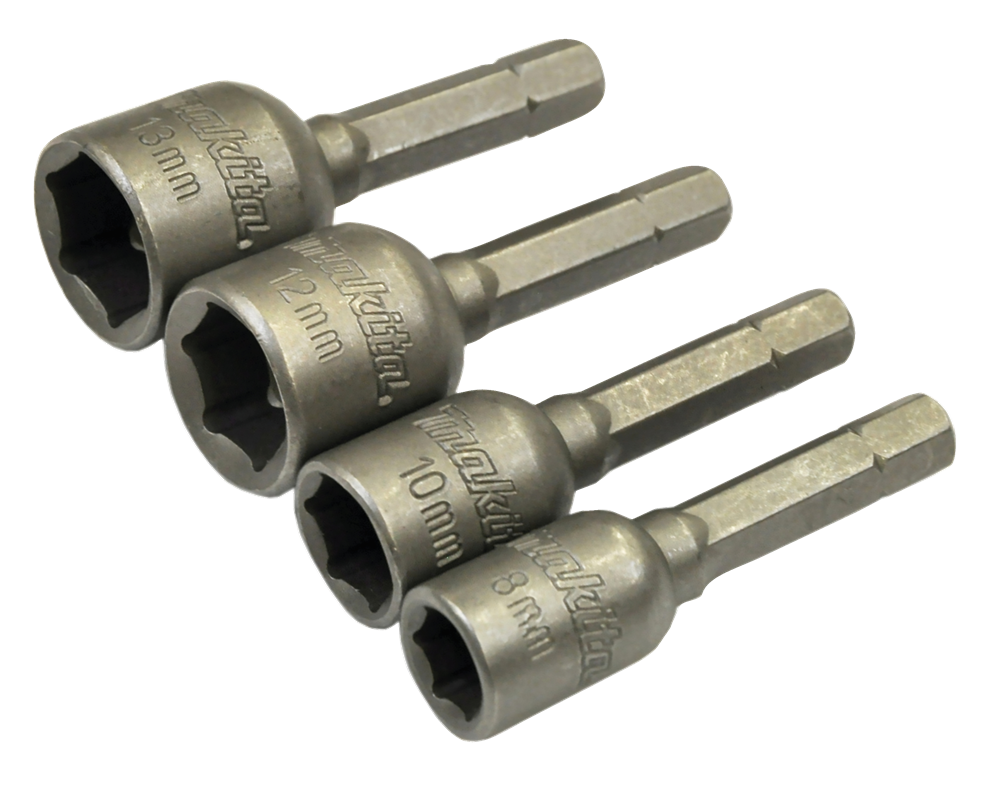 Accesorios Makita juego de vasos 8 10 12 13x50mm - b-57554 b-57554