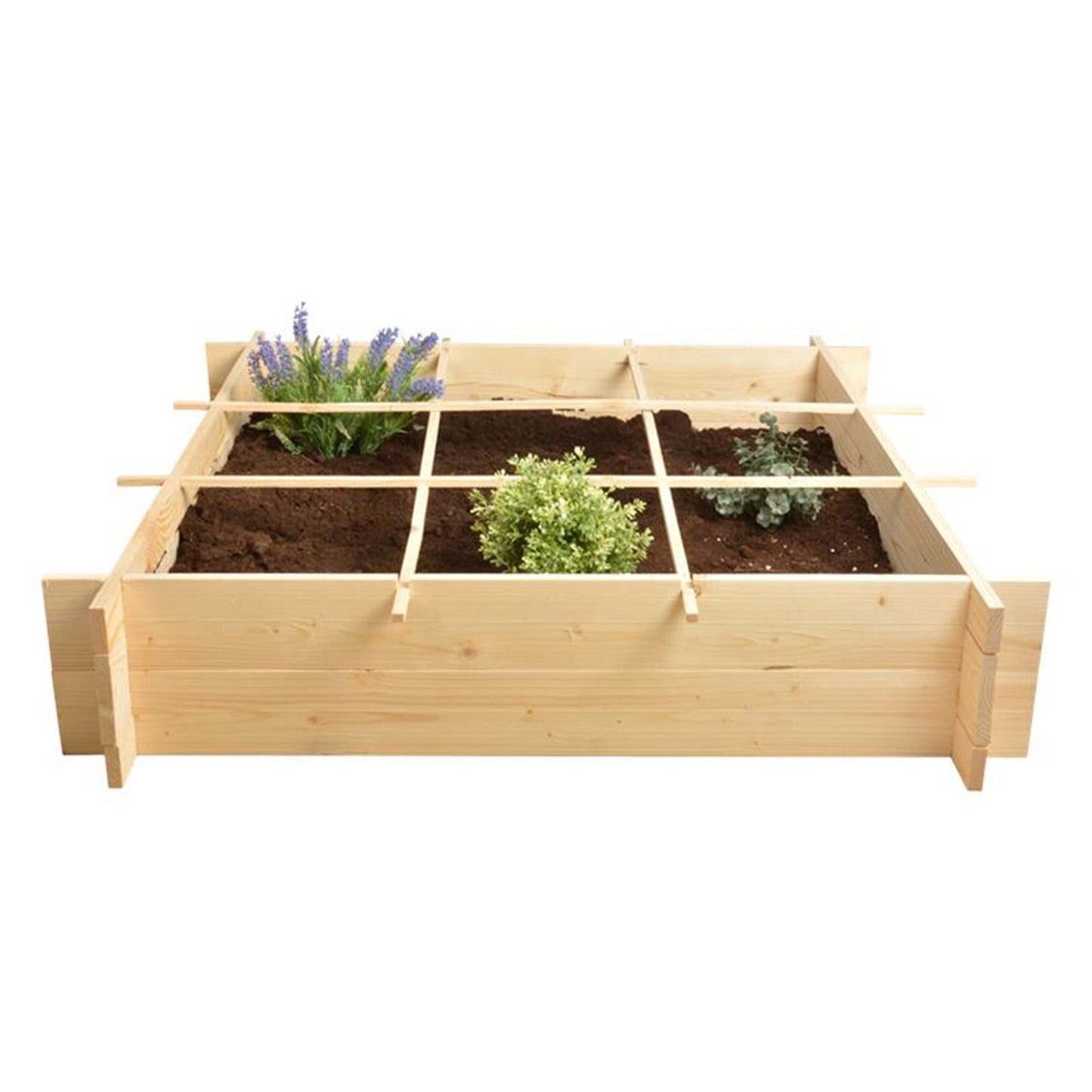 Orto in legno Esschert design 9 scomparti