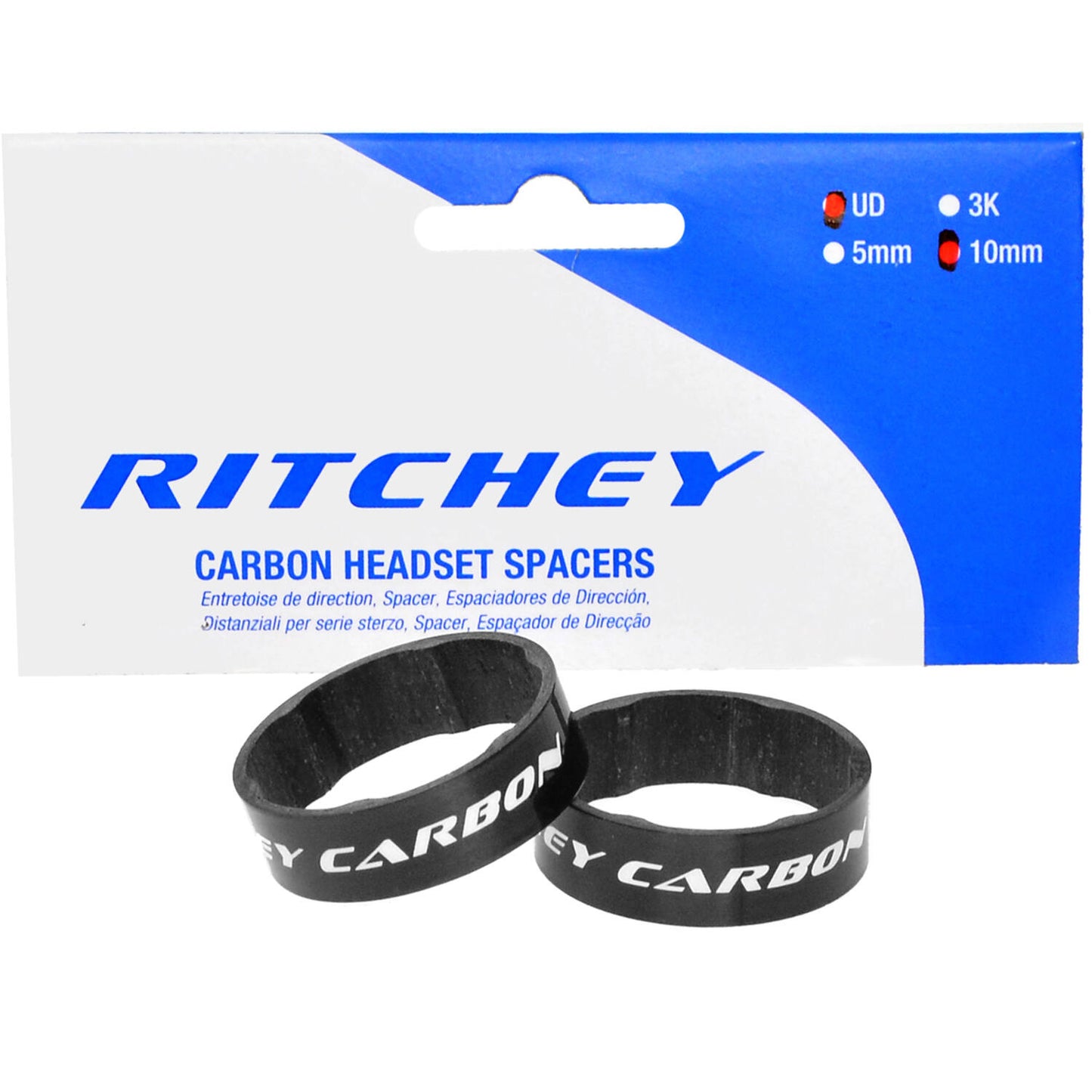 Ritchey WCS Sppers Set UD Carbon 10 mm 1-1 8 '' 2 piezas