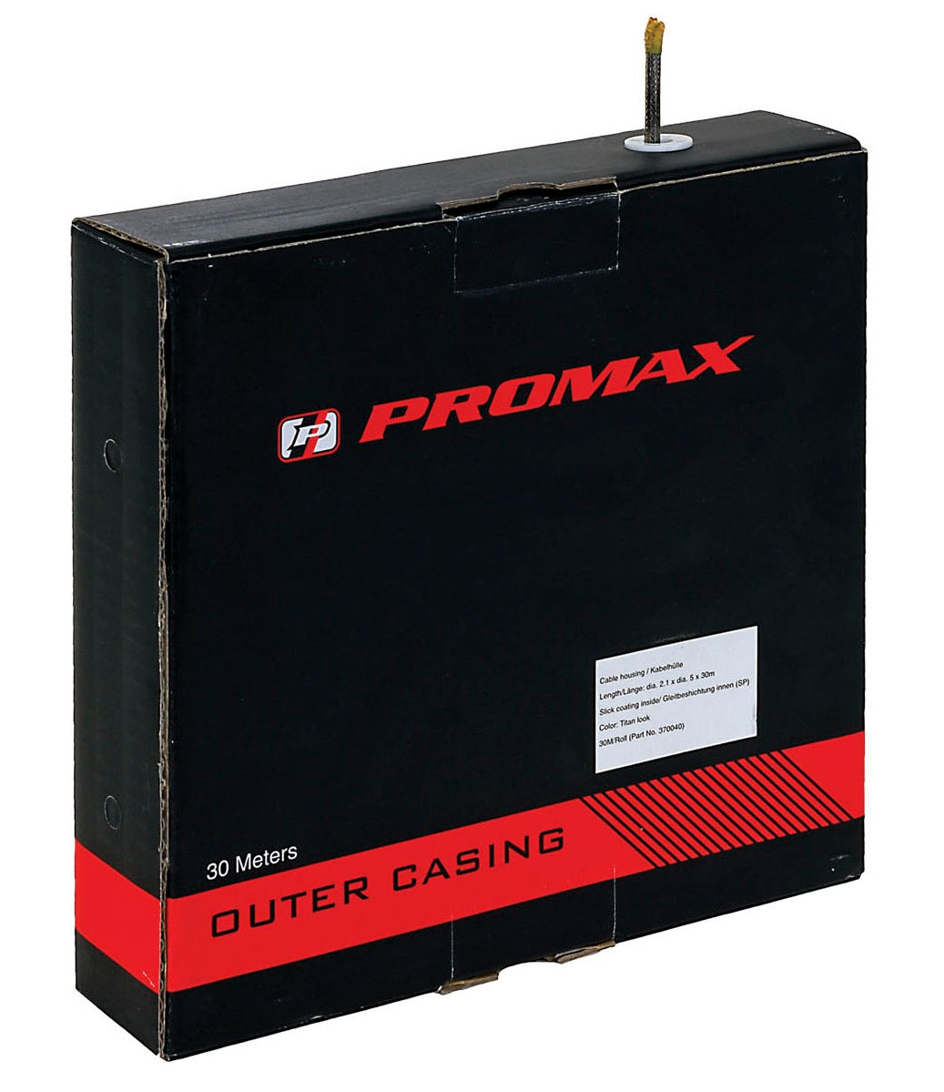 Cavo esterno Promax per deragliatore nero 4 mm 30 metri