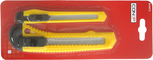 Con:p set universal snap-off knife set | 9 mm 18 mm - 2 parts - b20872